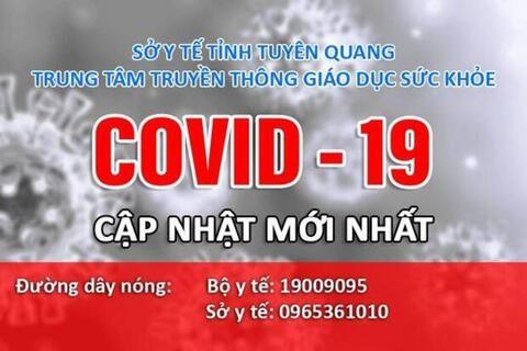 Cập nhật thông tin đại dịch COVID-19 tính đến 21 giờ 00 ngày 22/4/2022 tại tỉnh Tuyên Quang