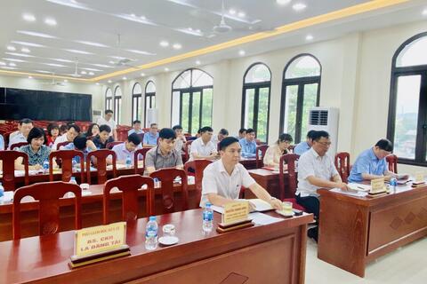 Hội nghị Sơ kết việc thực hiện Đề án nâng cao năng lực ngành Y tế tỉnh Tuyên Quang giai đoạn 2022-2025, định hướng đến năm 2030; Sơ kết Công tác Y tế quý I năm 2024